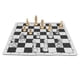 thumbnail image 4 of Juego de tablero de ajedrez, juego de ajedrez, tablero de piezas, tablero de ajedrez con piezas, juego de ajedrez de viaje, construcción robusta, 4 of 8