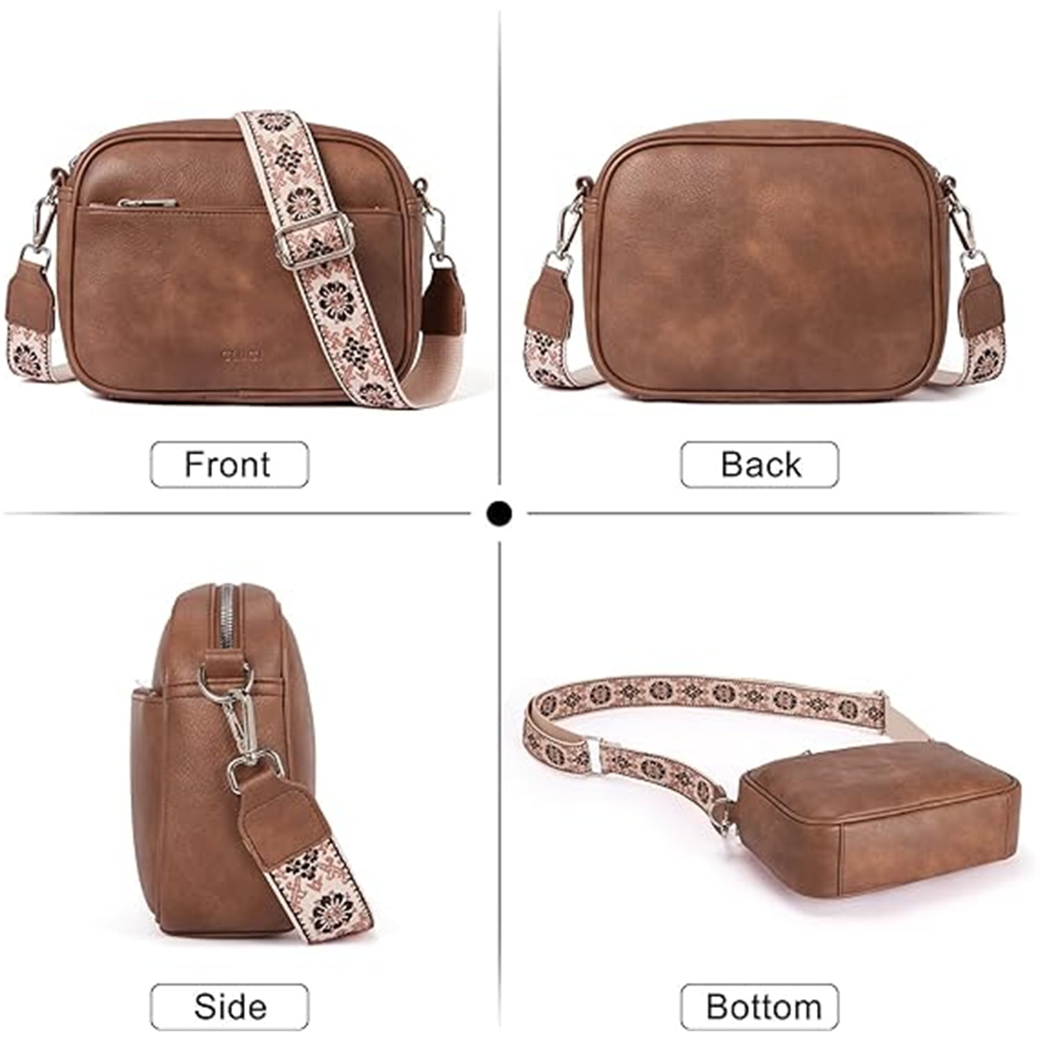 KAWELL 2025 Crossbody Bags for Women Purses Vegan Leather Shoulder Handbags
