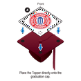 thumbnail image 6 of Chemistry Graduated Grad Cap Tassel Topper, 6 of 6