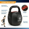 thumbnail image 6 of Marcy Strength Training Soft Kettlebel 15lbs SKB-015, 6 of 12