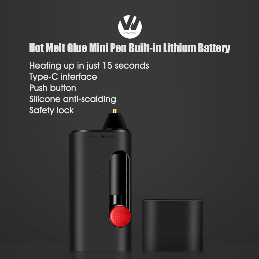 Mini Hot Melt Glue Pen Glue Stick 2000mAh Lithium Battery Electric Hot Glue  Pen Household DIY Handmade Hot Glue Pen Hot Sale - AliExpress