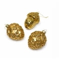 thumbnail image 5 of Stp Goods Golden Forest Glass Christmas Ornament Set of 6 pcs Hand-Painted Acorn Christmas Ornaments Pine Cone Hanging Decorations, Gold, 5 of 5