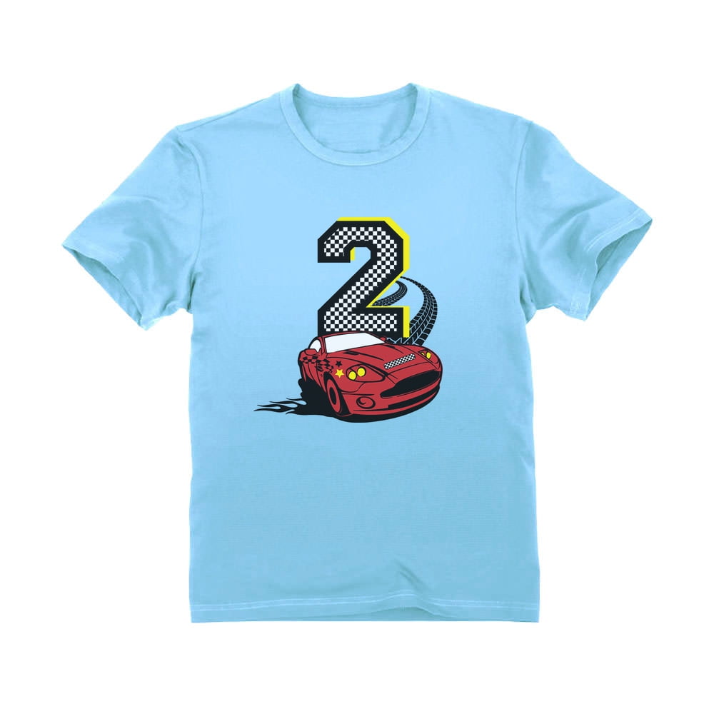 Birthday Gift 2 Year Old Boy Truck 2nd Birthday Toddler/Kids Long Sleeve T-Shirt