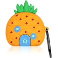 thumbnail image 2 of Funda protectora de silicona para auriculares Samsung Galaxy Buds2 pro/Buds2/Buds Pro/buds Live con dibujos animados en 3D, casa de piña, 2 of 4