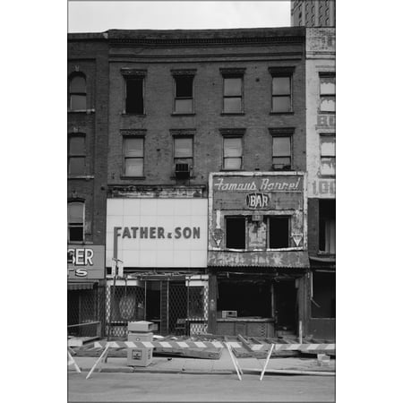24"x36" Gallery Poster, Monroe Avenue Detroit Michigan