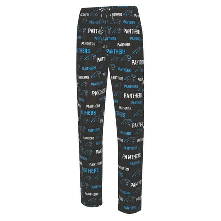 Carolina Panthers Nfl Midfield Mens Polyester Blend Pajama Sleep Pants