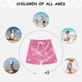 thumbnail image 6 of Kids' Beach Pants Comfortable Swim Trunks Rose Red Flashing Pattern Shorts for Pool Vacation and Lounge Wear 5T, 6 of 8
