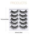 thumbnail image 3 of Faux Cils Multi-Pack Légers Confortables Apparence Naturelle Technologie Conique Réutilisable Style Amical Non Irritant, 3 of 9