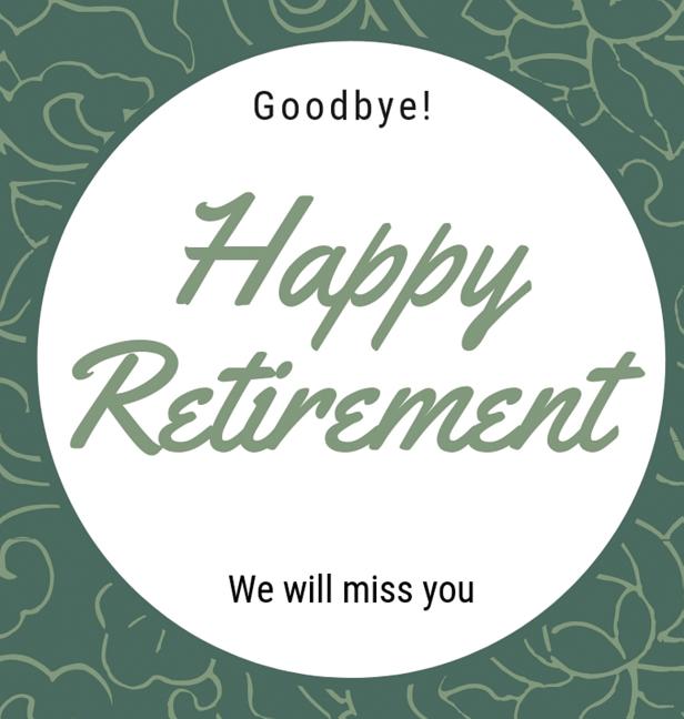 Happy Retirement Guest Book (Hardcover) Guestbook for retirement