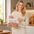thumbnail image 5 of Storage Bags Clear Reusable Airtight for Pantry Organization and Storage, Plastic Bag for Tea, Dried Goods, Bulk Snacks, 5 of 5