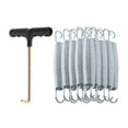 thumbnail image 1 of LOVIVER 15 Pieces Trampoline Springs Metal Repair Maintain Hardware Trampoline Parts 12cm Spring, 1 of 8