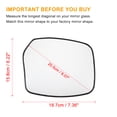 thumbnail image 3 of Espejo Retrovisor Derecho Unique Bargains Vidrio Calefacción 96366-1LA1A, 3 of 7