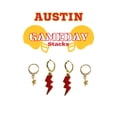 thumbnail image 2 of Kangaroos Classic Gameday Stack golden yellow mini enamel bolts and red baby stars, 2 of 2