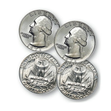 Collections Etc 2 Headed and 2 Tailed Washington Trick Quarter Set