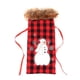 thumbnail image 2 of XWSHYW Decoraciones Navideñas Fundamental Botella de Vino con Diseño de Celosía y Adornos Navideños, 2 of 2