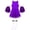 Purple, variant on Yeahdor Kids Girls Cheer Leader Dress with Stockings and Poms Halloween Costume Cheerleading Uniform