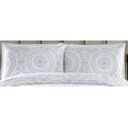 thumbnail image 5 of Jessica Simpson Gray Medallion Polyester King Coverlet, 5 of 7