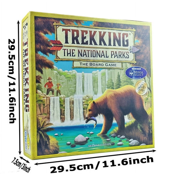 Trekking the national parks full English national parks strategy board game cards