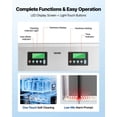 thumbnail image 4 of VEVOR Commercial Ice Cream Machine, 34-44L/H Yield, Dual-Compressor Freestanding Soft Serve Ice Cream Maker with 2*10L Hoppers & 3 Flavors, Pre-Cooling Puffing Low-Mix Alert for Snack Dessert Shops, 4 of 9