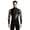 Black, variant on Men Gymnastics Jumpsuit Tango Chacha Latin Dance Bodysuit Shirt Top Mesh Long Sleeve Acrobatics Figure Skating Leotard Dancewear White 3XL