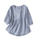 thumbnail image 2 of Blusa Holgada Fiudx Cómoda con Cuello Redondo para Mujer, 2 of 7