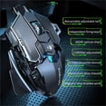 thumbnail image 3 of XXPLKPFA MK500 Wired Gaming Mouse, Gaming Mechanical for PC Desktop and Multi-Device, Hardware Macro Programming - 12800DPI - Adjustable Tail, Individual Fire Buttons, Optical Chip, 3 of 8