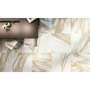 The Tile Project 30x30 Calacatta Gold Matte Porcelain Tile (1 Sample 6x6)