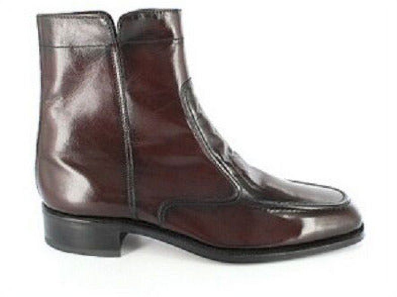 Florsheim mens Essex Moc Toe Zipper Ankle Boot, Black Cherry  display picture 2