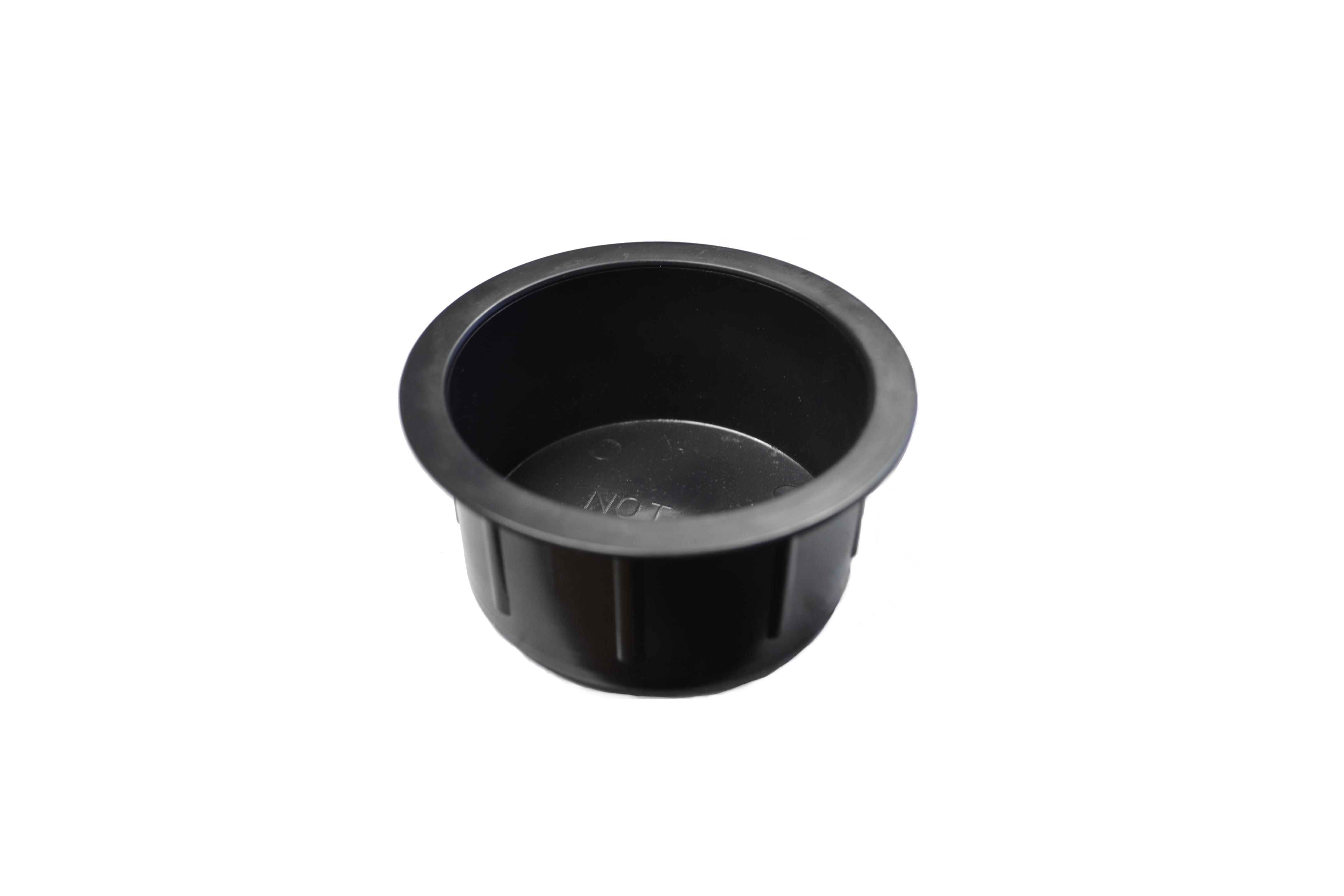 Replacement Black Plastic Cup Holder 1.5" Tall 2.9" Diameter Walmart