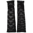 thumbnail image 1 of Gants de Bras Dentelle Longue Protection Manches Sans Doigts Bras Couvre avec Trou du Pouce, 1 of 4