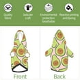 thumbnail image 6 of Bingfone Cute Avocado Dog Clothes Hoodie, Pet Winter Coat,Puppy Sweatshirts For Small Dogs Boy Girl,Suitable For All Breeds-Xx-Large, 6 of 9