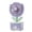 B, variant on Cute Flower Portable Fan, Mini Handheld and Desk Fan with Base, USB Rechargeable 2 Speed Personal Fan, Small Lightweight Travel Cooling Fan for Women Makeup Indoor Outdoor