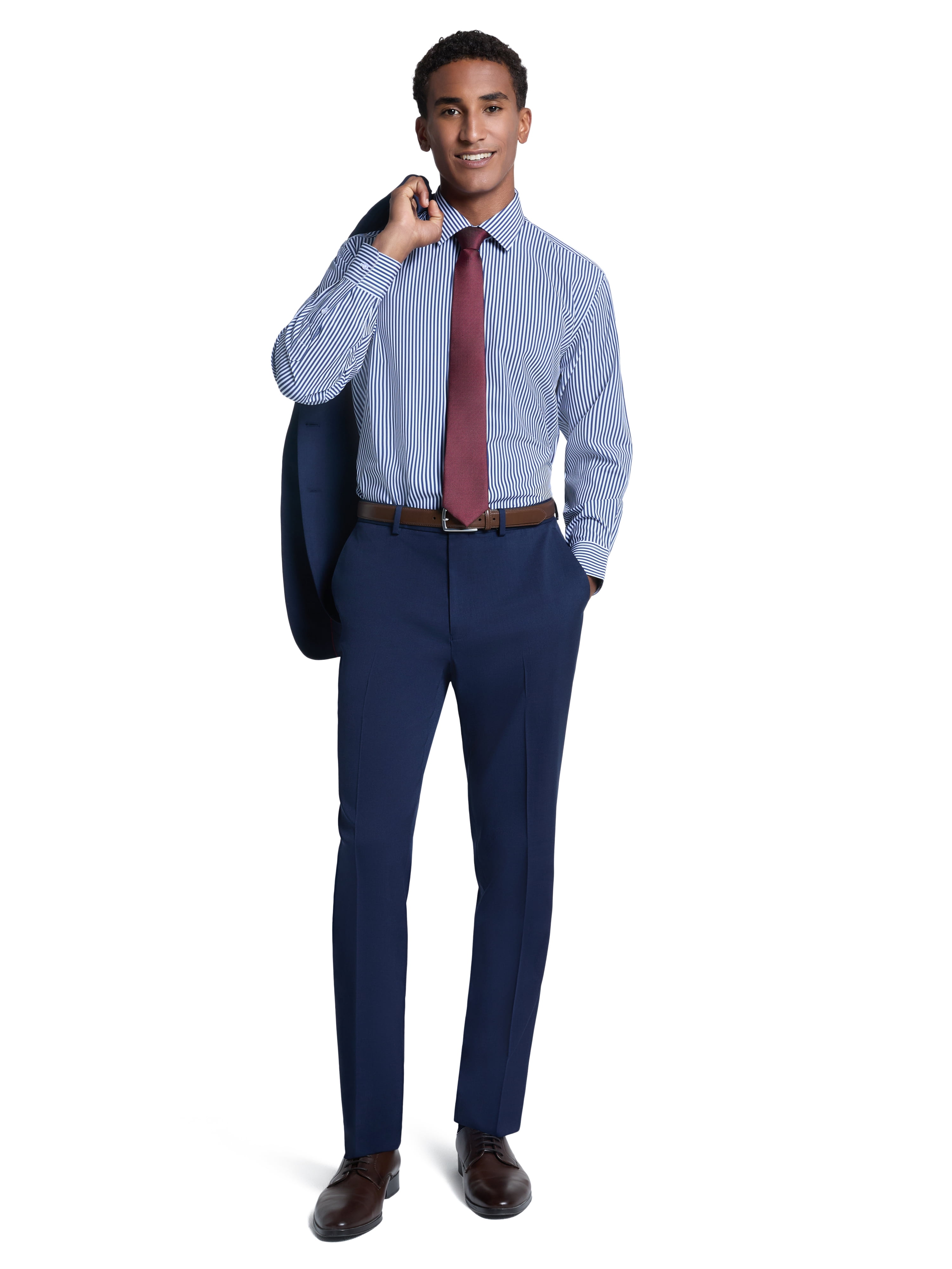 Chaps Men's Navy Solid Suit, Sizes 40R-48L
