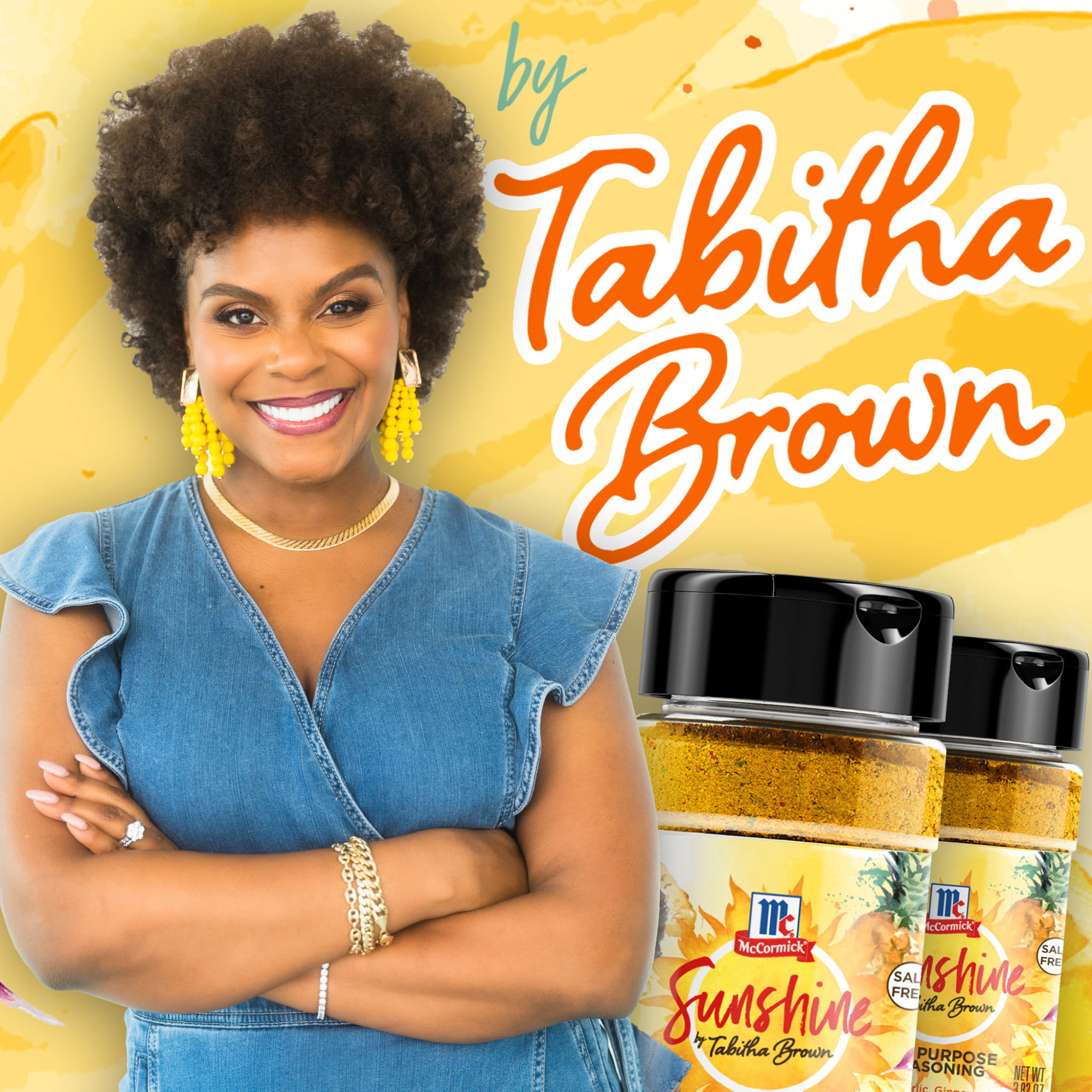 New!!! McCormick Tabitha Brown Sunshine Seasoning Vegan-Lot Of Six
