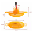 thumbnail image 5 of Kit 4 Luz Led Parrilla  Bloosom Universal Raptor Ámbar Con Cable Drl Amarillo, 5 of 5