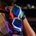 thumbnail image 5 of Led medio dedo brillante ciclismo antideslizante MTB motocicleta guantes xl Afortunado Sencillez, 5 of 5