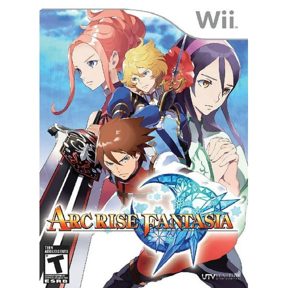 Restored Arc Rise Fantasia (Nintendo Wii, 2010) RPG Game (Refurbished)