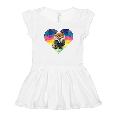 

Inktastic Pomeranian Lover Gift Toddler Girl Dress