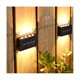 thumbnail image 4 of 8 luces LED solares de pared Lámpara de exterior, impermeable, con iluminación arriba y abajo, luces solares para jardín, escaleras, alféizar, 4 of 5