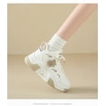 thumbnail image 4 of Korean Style PU Chunky Sneakers (7.5, MultiBeige), 4 of 8