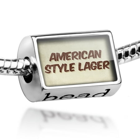 Bead American Style Lager Beer, Vintage style Charm Fits All European