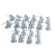 thumbnail image 5 of 20 figuras de soldados antiguos, modelos de guerreros, regalos de cumpleaños, figuras en miniatura, diseño de diorama para juegos, manualidades, Azul claro, 5 of 8