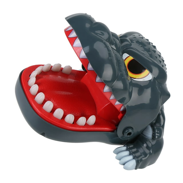 Juguete novedoso Jadeshay forma de dinosaurio que muerde la boca juguete novedoso cocodrilo