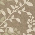 thumbnail image 3 of SAFAVIEH Courtyard Abraham Floral Indoor/Outdoor Area Rug, Brown/Beige, 4' x 5'7", 3 of 4