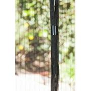 Magic Mesh Deluxe Hands-Free Magnetic Screen Door, Fits Doors up to 39 x 83 inches, Black
