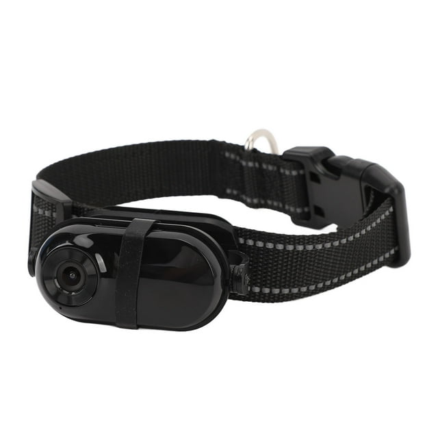Caméra pour Collier d'Animal, Caméra pour Chat HD 1080P avec Clip Arrière, Angle de Vision Réglable, Caméra d'Action pour Collier de Traqueur de Chien Intérieur Extérieur