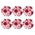 thumbnail image 2 of Disketp Rose Funny Coasters,6 Pcs Leather Coasters With Holder, Perfect Housewarming Hostess Gifts,Protect Furniture From Water Marks Scratch And Damage, 2 of 9