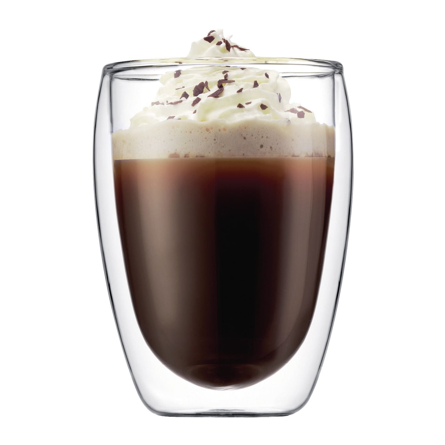 Bodum PAVINA Glass, Double Wall, 0.35 L, 12oz, (set of 6)