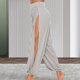 thumbnail image 4 of Pantalones casuales de talla grande para mujer, pantalones transpirables y agradables para la piel, adecuados para bailar Pilates, 4 of 5