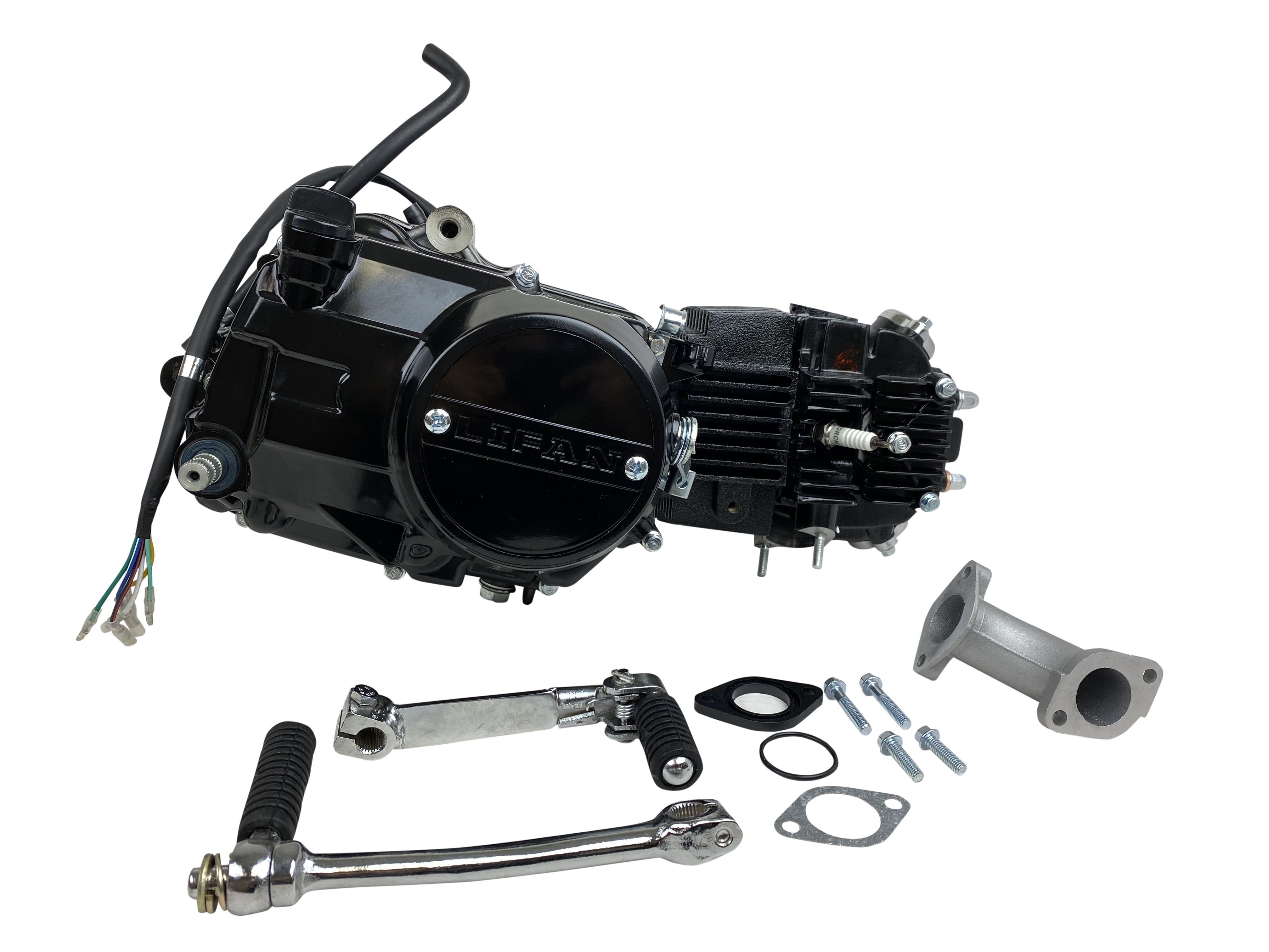 Engine Black Lifan 125cc Manual Clutch Engine Motor CRF50 XR50 CRF XR 50 70 Dirt Pit Bike